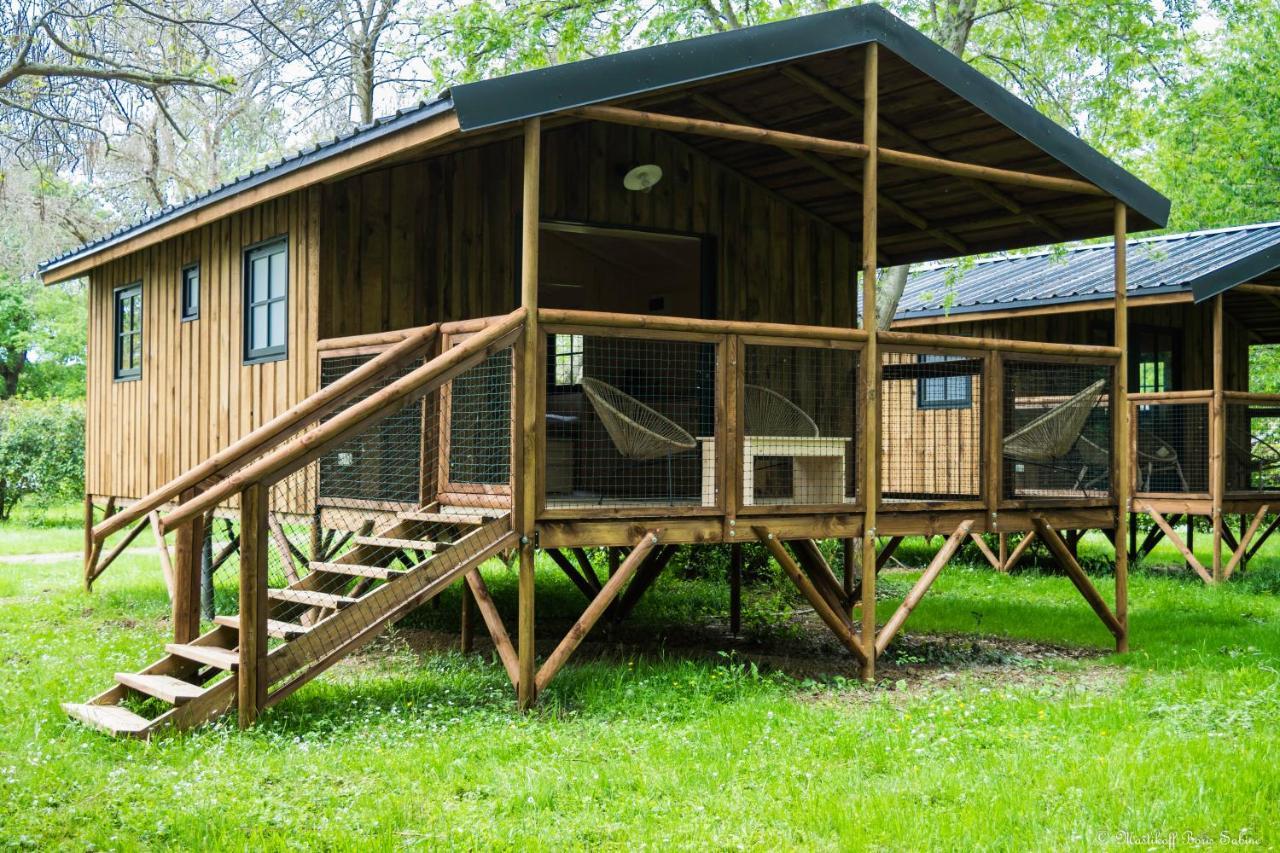 מלון Moncrabeau Camping Le Mouliat מראה חיצוני תמונה
